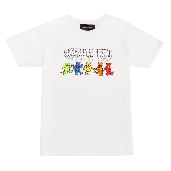 RARE Bianca Chandol Grateful Dead Pride Shirt - Picture 1 of 1